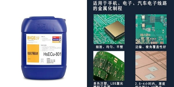 快速化学铜添加剂，提升镀层光亮度